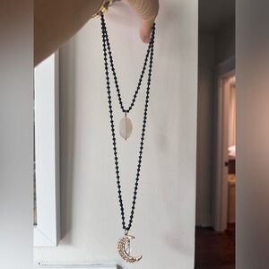 Katia Designs Original Necklace - gold - Grateful Moon -Quartz